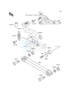 ZR 750 C [ZEPHYR 750] (C1-C3) [ZEPHYR 750] drawing BRAKE PEDAL