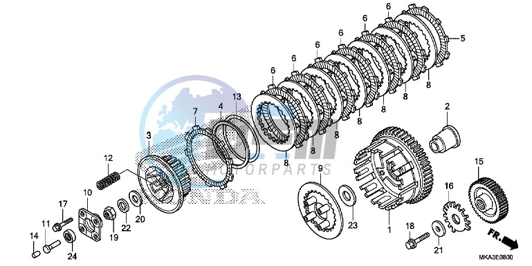 CLUTCH ( NC750X/ XA)