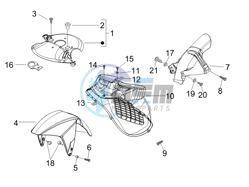 Wheel housing - Mudguard