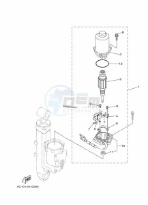 F50HETL drawing POWER-TILT-ASSEMBLY-2