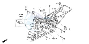 TRX90 drawing FRAME BODY