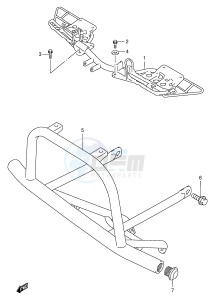 LT-F250 (E24) drawing FOOTREST