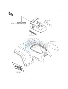 KLF 220 A [BAYOU 220] (A5-A9) [BAYOU 220] drawing DECALS-- KLF220-A5- -