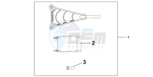 CBR1000RR9 France - (F / MME) drawing TANK BAG