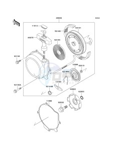 KLF 300 [BAYOU 300] (B15-B17) [BAYOU 300] drawing RECOIL STARTER