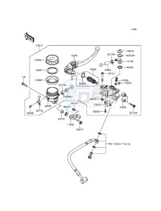 NINJA_ZX-6R_ABS ZX636FFF FR GB XX (EU ME A(FRICA) drawing Front Master Cylinder