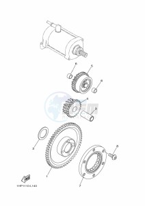 YFM700FWAD YFM70GPHK (B4FJ) drawing STARTER CLUTCH