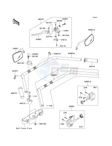 VN 900 D[VULCAN 900 CLASSIC LT] (6F-9F) D9F drawing HANDLEBAR