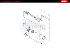 RS2-125-MATRIX-PRO-BLACK drawing START ENGINE  Yamaha 125 4t Euro 3