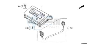 CB650FG CB650F 6ED - (6ED) drawing METER