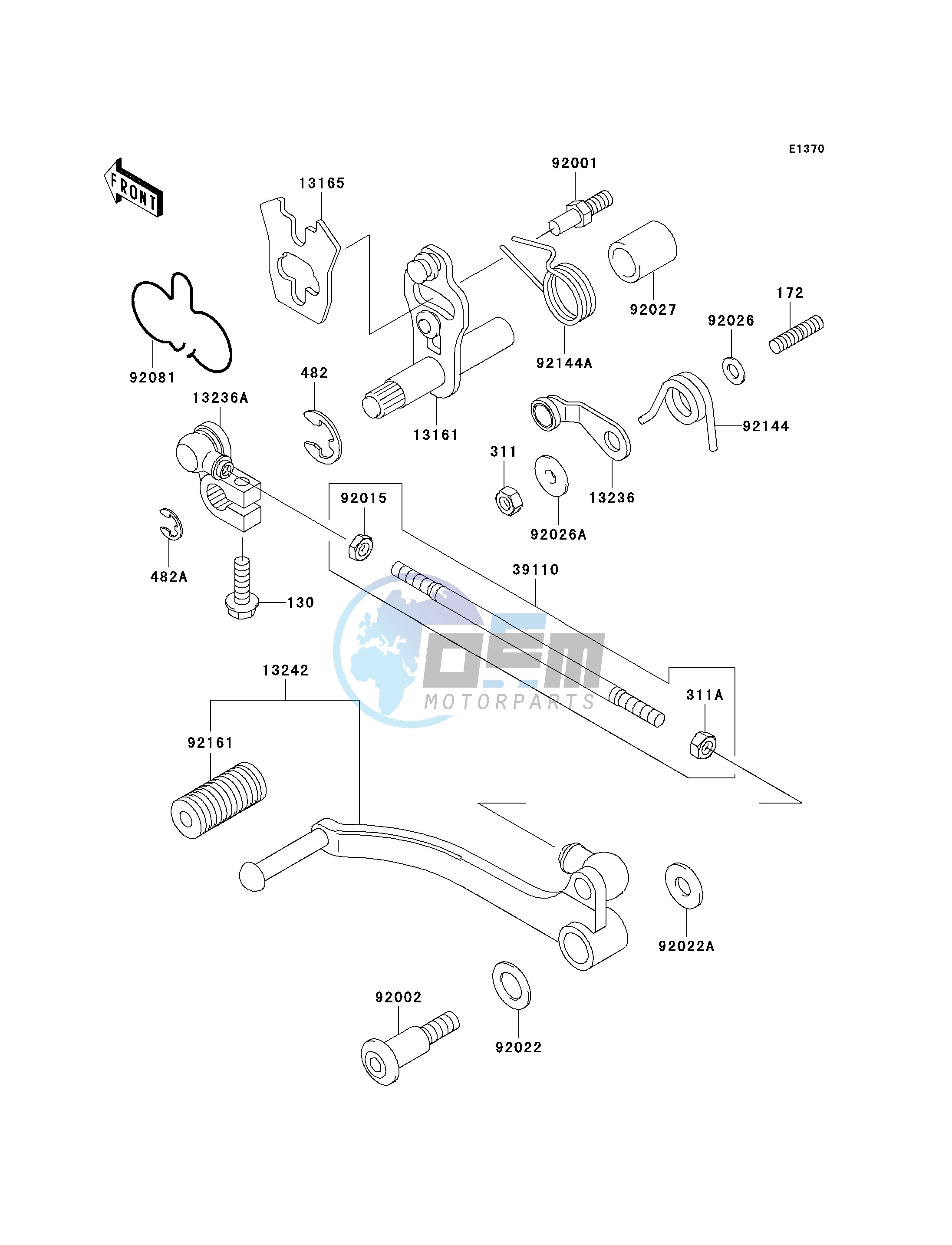 GEAR CHANGE MECHANISM