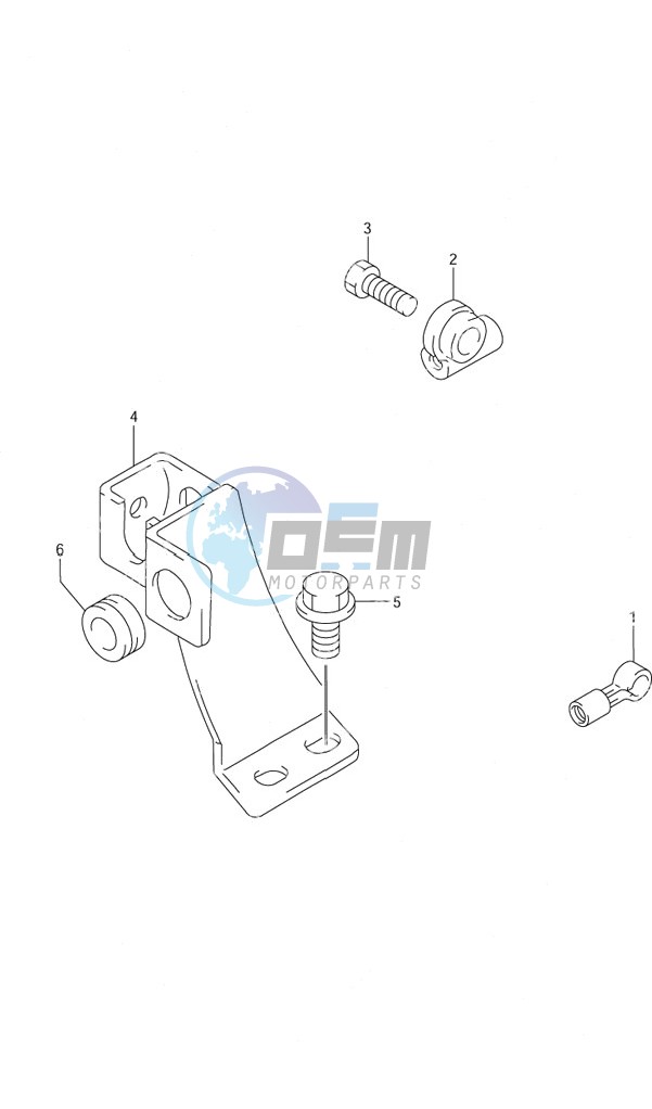 Remocon Cable Holder w/Remote Control