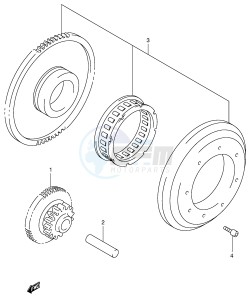 SV650S (E2) drawing STARTER CLUTCH