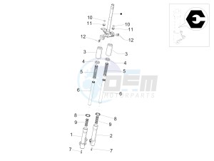 Liberty 50 4t Delivery Single disc drawing Fork components (Escorts)