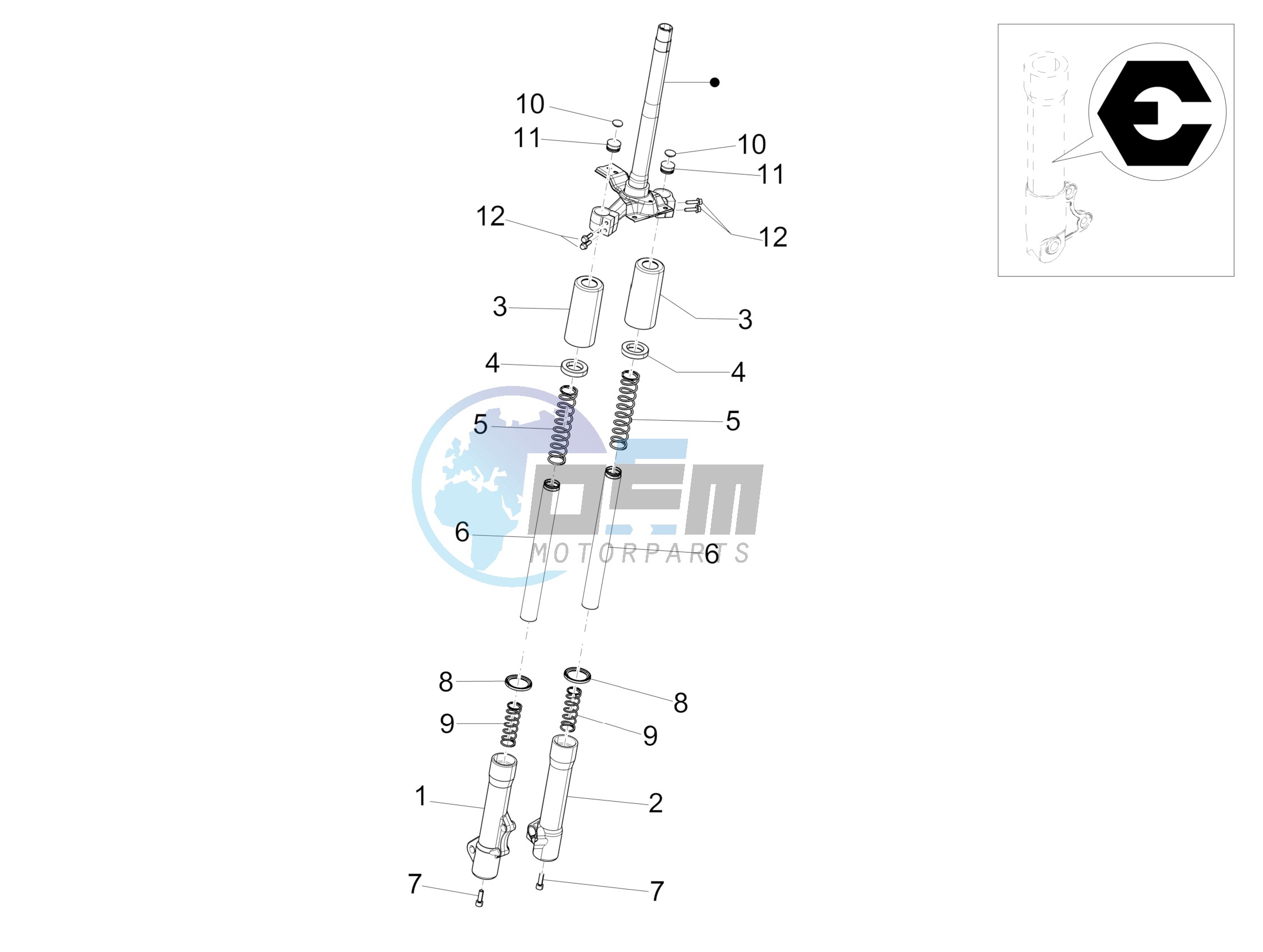 Fork components (Escorts)