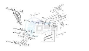 SENDA SM DRD PRO - 50 CC EU2 drawing SWING ARM - SHOCK ABSORBER