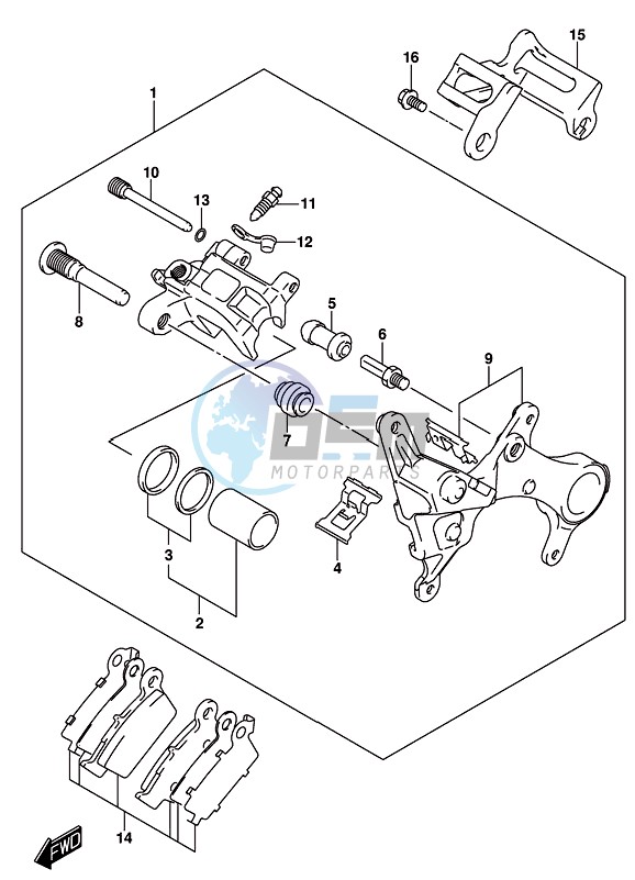 REAR CALIPER