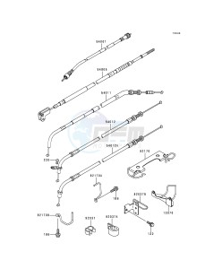 EN 500 C [VULCAN 500 LTD] (C1-C5) [VULCAN 500 LTD] drawing CABLES