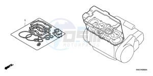 CB1000RAA Europe Direct - (ED / ABS) drawing GASKET KIT A