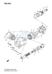 VZR1800 (E3-E28) INTRUDER drawing SECONDARY DRIVE GEAR (MODEL K8 K9)