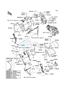 1400GTR_ABS ZG1400CBF FR GB XX (EU ME A(FRICA) drawing Cowling(Center)