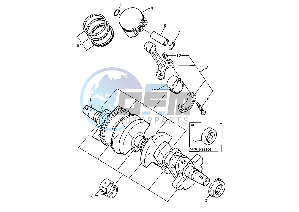 CRANKSHAFT PISTON