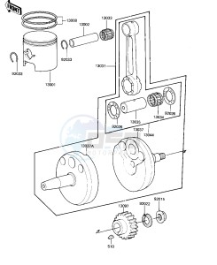 KDX 250 B [KDX250] (B2) [KDX250] drawing -- 82 KDX250-B2- -