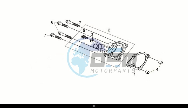 WATER PUMP COVER ASSY.