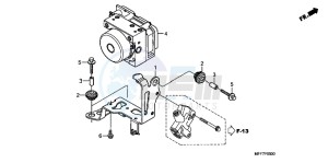 XL700VAB TRANSALP E drawing ABS MODULATOR