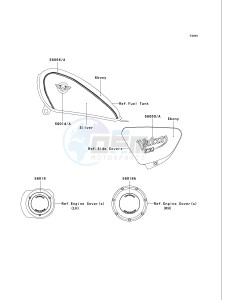 VN 750 A [VULCAN 750] (A20-A21) [VULCAN 750] drawing DECALS-- EBONY_SILVER- -