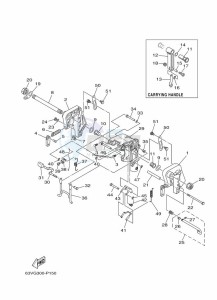 9-9FMH drawing FRONT-FAIRING-BRACKET