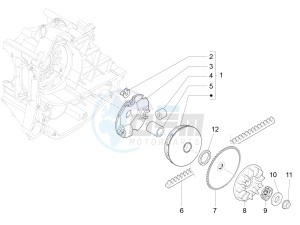 Fly 50 4t 4v drawing Driving pulley