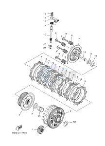 MTN320-A MTN-320-A MT-03 (B9A2) drawing CLUTCH