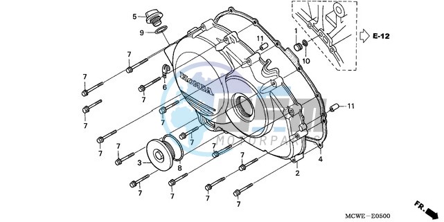 RIGHT CRANKCASE COVER