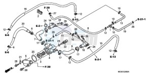 ST1300A9 Korea - (KO / ABS MME) drawing WATER PIPE