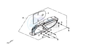 MAXSYM 600 I ABS drawing CRANKCASE COVER LEFT