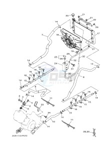 YXC700E VIKING VI EPS (2US5) drawing RADIATOR & HOSE