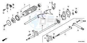 TRX420FMC drawing GEARSHIFT FORK