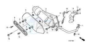 PES125R9 Europe Direct - (ED / STC) drawing EXHAUST MUFFLER