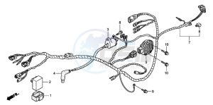 TRX250EX SPORTRAX 250 EX drawing WIRE HARNESS (TRX250EX8)