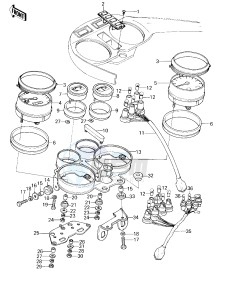 KZ 1000 D [Z1R] (D1) [Z1R] drawing METERS -- 78 D1- -