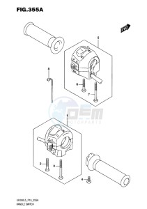 UH200 BURGMAN EU drawing HANDLE SWITCH