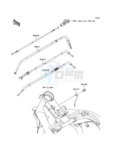 ER-6n ABS ER650DBF XX (EU ME A(FRICA) drawing Cables