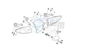 BOULEVARD - 150 CC 4T E3 drawing TAILLIGHT