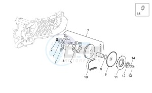 Mojito custom 50 2t (eng. piaggio) drawing Variator