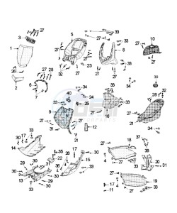 VIVA 3 L 125 4T drawing COWLING