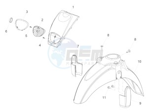 SCARABEO 50 4T 4V (EMEA) drawing Front body II