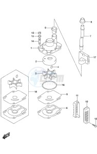 DF 25A drawing Water Pump