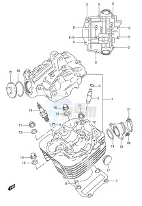 LT-F160 (P24) drawing CYLINDER HEAD