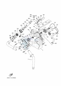 YXZ1000E YXZ1000R (B5JG) drawing WATER PUMP